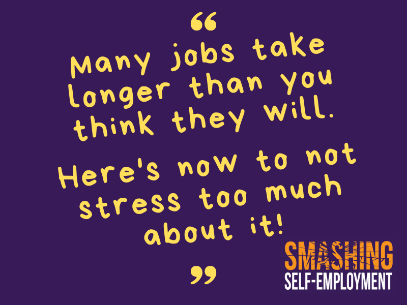 Cut stress by allowing time to get things done