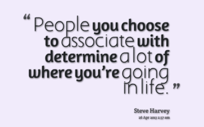 You are who you hang out with!