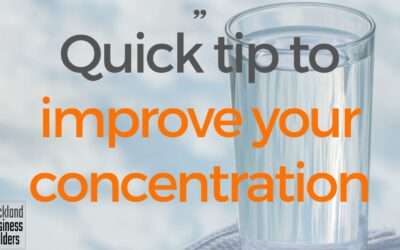 Improve your concentration with this simple idea
