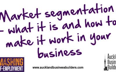 An important lesson in Market Segmentation