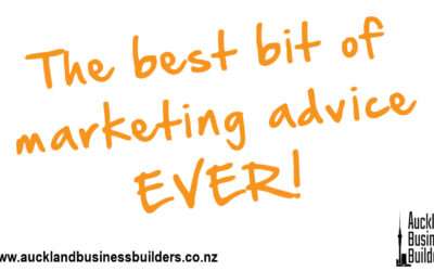 The best bit of marketing advice EVER!