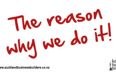 The reason why we do it