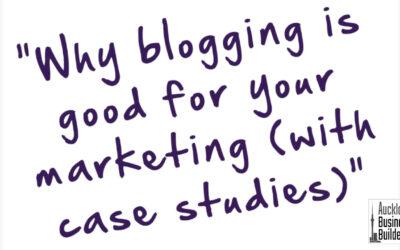 Here’s why blogging is good for marketing