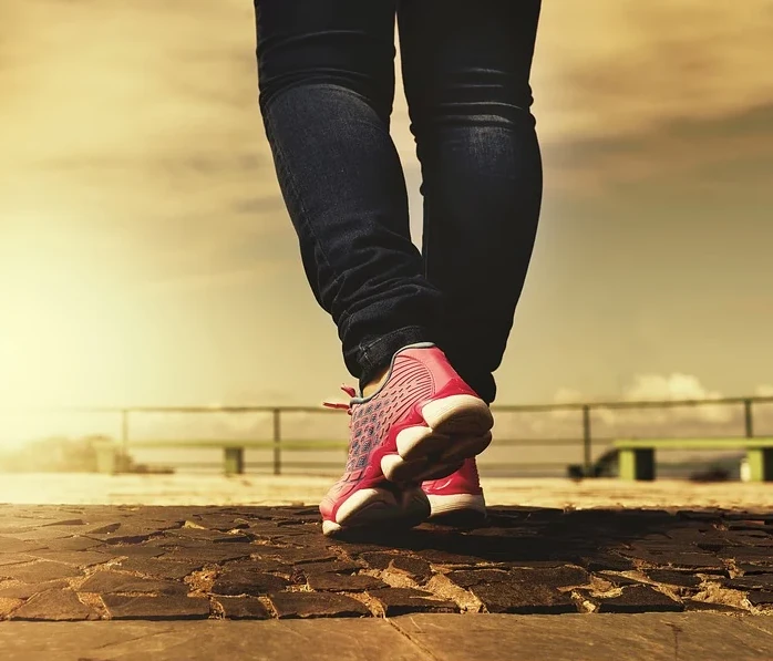 Just go for a walk, it's a great place to start.  The importance of self care when self-employed.