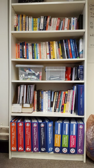 A business library is a good idea but make sure you know how to choose business books wisely.
Auckland Marketing Club